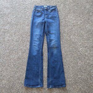 Cleo and Wolf High Rise Bootcut Long Jeans Size 26